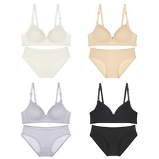 L.LOUNGE 無痕內衣褲組 4款