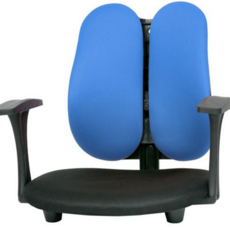 편안한 좌식의자 등받이 팔걸이 등받이좌식의자, 인조가죽-레드