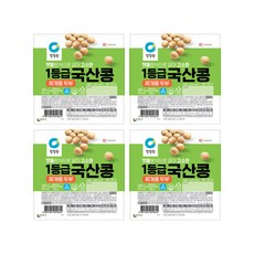 청정원 국산콩 찌개두부, 4개, 300g