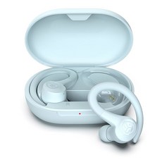 C3 선명한 통화 이어훅 스포츠 디자인 35시간 이상 블루투스 플레이 시간 3가지, 라이트 블루