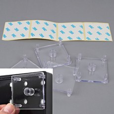 비워크 타공판 벽고정브라켓 4개입 소품걸이 욕실다용도걸이 열쇠걸이 벽수납