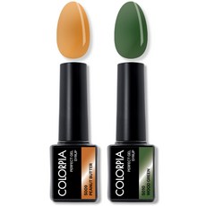 칼라피아 원스텝 퍼펙트젤 시럽 젤네일 세트, 1세트, 05. 피넛버터+우드그린