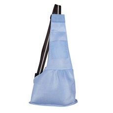 펫토리아 강아지 가방 포대기 이동 산책 앞가방 슬링백, 스카이블루(XKB15), 1개