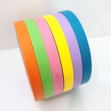 파스텔톤 컬러마스킹테이프 15mm x40M -1개 종이테이프, 파스텔 오렌지15mmx40M, 1개