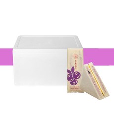 블루베리샌드 70g 보냉포장 대용량 업소용 샌드위치 아이간식 간편식 디저트, 12개