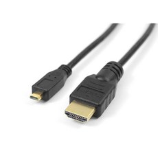 맥랩 마이크로 HDMI to D A 변환 케이블 10피트 3미터 블랙 남성용 4K 버전 1.4 스마트폰 호환 불가 고프로 TV 디지털 카메라 비디오