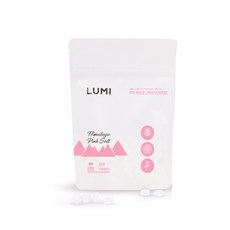 Lumi 粉紅鹽固體牙膏 大容量 200錠, 1個