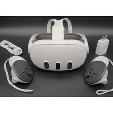 Meta 無線VR虛擬實境頭戴式裝置 沉浸式遊戲體驗 高解析度顯示 舒適人體工學設計, 1個, quest3一體積512g