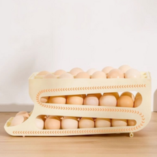 리빙위드미 정리력갑 대용량 슬라이딩 계란 트레이 보관함, 1개