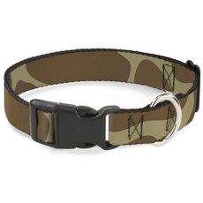 Buckle-Down 고양이 목걸이 분리형 기린 스팟 탠 브라운 22.9~38.1cm(9~15인치) 너비 1.3cm(0.5