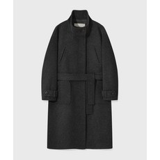 브랜드정품 키뮤어 KIIMUIR (우먼) 하이넥 울 롱코트_챠콜 352180