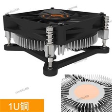 天極風 1U 銅芯 全鋁 K8 115X CPU散熱器 30MM 高 迷你散熱風扇 桃園出貨, 1個