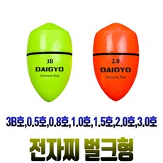 바다 낚시 구멍찌 수중찌 찌낚시 채비 세트 갯바위 선상 방파제 감성돔 잡어 생활 낚시, 04.다이교 전자찌 레드 2.0 벌크, 1개