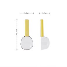 舀米勺挖麵勺麵粉剷子廚房五穀雜糧勺子級量勺米麵舀家用, 升級款:自帶封口夾【1個裝】黃色, 1個