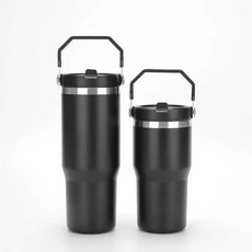 스탠리텀블러뚜껑 아이스플로우 iceflow 교체뚜껑 887 30oz 리필뚜껑 손잡이, A. 검은색, B. 900ml, 1개