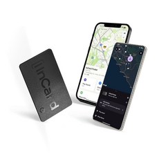 2025 신제품 캘리포니아에서 디자인됨 지갑 추적기 최대 5년 배터리 수명 애플 파인드마이 및 구글 파인드 허브파인드 마이 디바이스 인증 물품 위치 찾기기 카드 홀더 가방 안드, Black