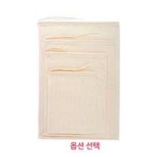 국산 천연 목화실 광목주머니/다시망 육수망 약보자기, 1개