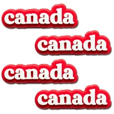 휴스턴 마이애미 보스턴 푸에르토리코 멕시코 신발 장식 참 나라 도시 성인용 폴리염화비닐 보석 없음 127978, 캐나다