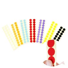 빅코난 탈부착테이프 20mm 포장재료 원형테이프 원형스티커, 검정