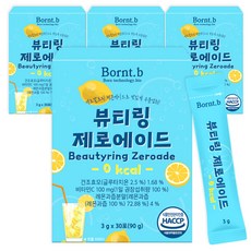 본트비 뷰티링 레몬맛 제로 에이드 분말, 3g, 30개입, 4개