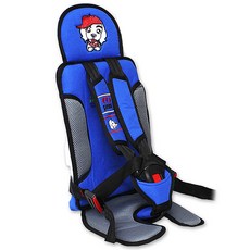 몽구 3점식 안전벨트 전용 컴팩트 카시트, 블루