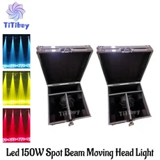 1-12PCS LED 150w 빔 스팟 이동 헤드 18 프리즘 웨딩 홀리데이 파티 무대 조명 DMX 제어 Dj 디스코, 01 빠른, 03 2 cases