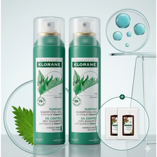 클로란 노세범 드라이 샴푸 네틀, 150ml, 2개