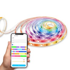 티피링크 Tapo L930-10 10M (5M*2) 스마트 RGBWIC LED WiFi 라이트 스트립 1600만컬러 / 공식 판매점, 1개, 조절 가능한 흰색