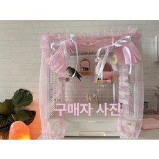 반려동물 모기장 방충망 메쉬 방묘문 현관문 안전문 고양이, 핑크