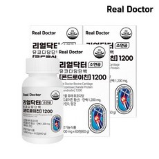 리얼닥터 소연골 콘드로이친 1200 관절 연골 뼈 비타민D 망간 영양제 60g, 60정, 3개