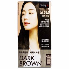 다나한 다나한 모 칼라 크림(1제100g/2제100g)N3-흑갈색, 단품, 1개