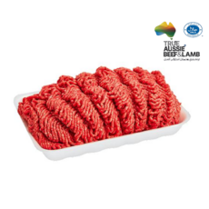Halal Australian Freshly Ground Beef 호주산 80/15% Halal Minced Beef 하랄 호주산 신선한 소고기 다진 소민찌 80/15%, 1개, 250g