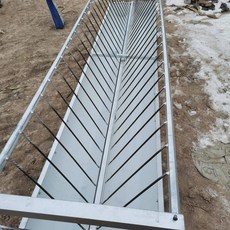 염소먹이통 양 목장 여물 사료 식수 급여기 밥통, 1개, 길이 3m 높이 0.85m 폭 0.66m 컬러