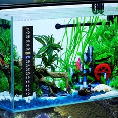 위니온 붙이는 온도계 스티커 어항 온도계 열대어 수온측정 어항용온도계, 1개