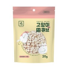 (3개묶음)[브리더랩]캣 고먐미큐브(동결건조)치킨20g, 기타, 20g, 3개