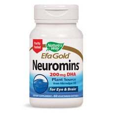 Nature's Way DHA魚油膠囊 200mg, 1個, 60粒