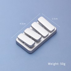 신형 아연합금 EDC 피아노키 스위치 메탈 푸시 토이 방음 스트레스해소 큐브, 실버*2