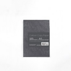 star starred 먹지 (Carbon Copy Paper) 그대로 옮기는 종이 블랙, A5 100매