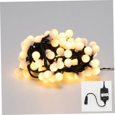줄조명 트리구 볼앵두 96구 흑색선 전구색 정류기포함 DC24V 79000EA 1EA, 본상품
