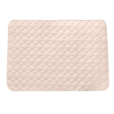 쁘리엘르 디유 순면 유아 누비 방수 패드, peach, 1개