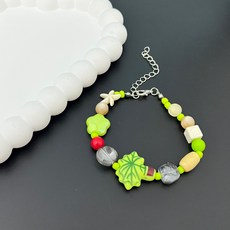 椰樹星星串珠手鍊 閨蜜情侶夏季飾品