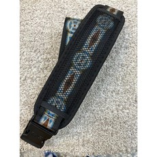 MONO 吉他背帶 奶油色尼龍材質 附黑色皮革夾, 1個, DADDARIO-44Q057