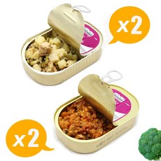 보카쥬 치킨바스크 포크샐러드 프랑스전투식량 RCIR 해외비상식량 세계비상식 재난식 보존식, 4개, 285g