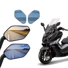 크루심 알파 광각미러 블루 코팅 사이드미러 125 300, 1개