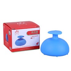 拍痰杯 老人咳痰 拍嗝排氣 家用拍背神器 寶寶拍痰拍背器 兒童嬰兒拍嗝器 嬰童矽膠拍痰杯 打嗝脹氣 拍打舒適 寶寶拍嗝器 嬰兒款-藍色【尺寸7.5cmX6cm】, 1個