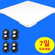 360도 회전식 바퀴달린 슬라이딩 소형가전 받침대 트레이 선반, 화이트, 1개