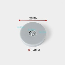 集成牆板掛件 傢俱木板扣件, 灰色圓形定位器PC10個, 1個