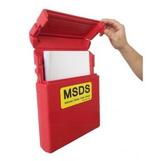 MSDS보관함 안전캐비닛 문서보관 A4 취급함 위험물 유해물질, 308 230 45mm MSDS WAB001