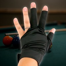 왼손 오른손잡이용 손가락 장갑 용품 당구, 단일상품1, 1개