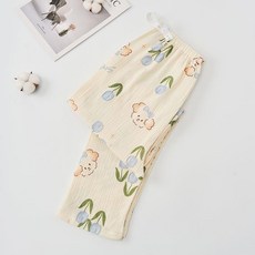 純棉紗孕婦褲 夏季薄款睡衣長褲